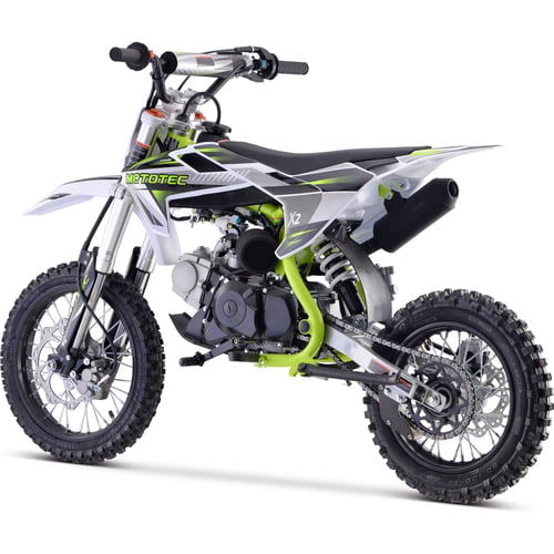 X2 Kids Gas Dirt Bike, Electric Start 110cc 4-Stroke, Semi