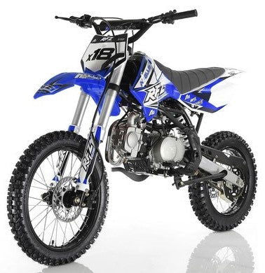 Apollo RFZ 125cc X18 Dirt Bike, 4-Speed Manual, Dual Disc Brakes