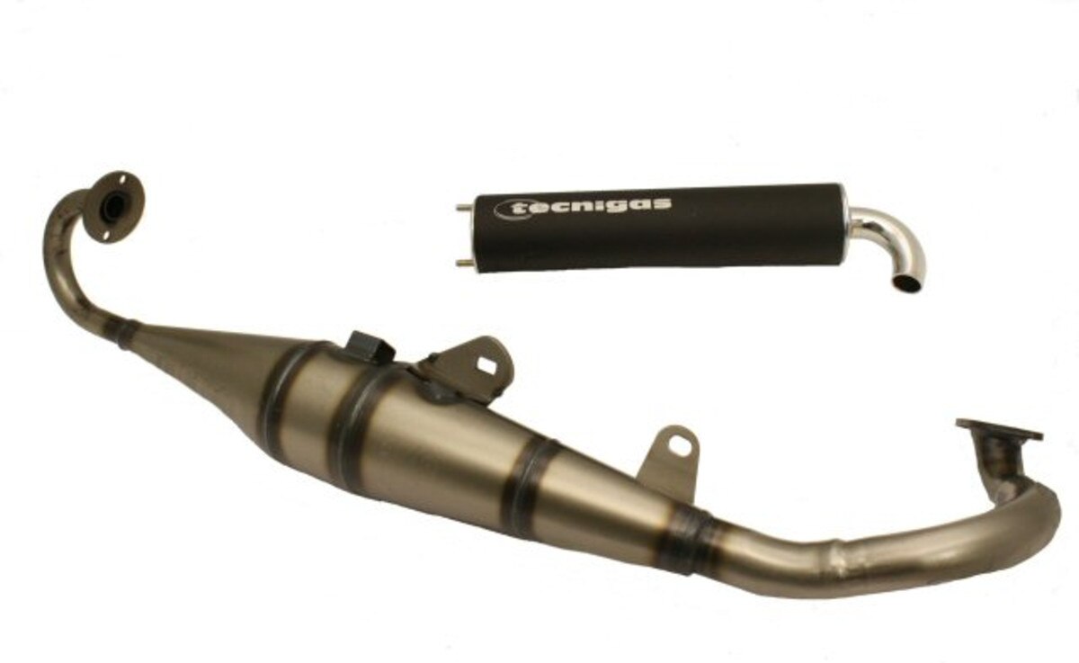 TECNIGAS テクニガス 50cc 2T マフラー　エキゾースト ヤマハ Tecnigas Next-R Exhaust for Minarelli 50cc 2-Stroke – GoKarts USA®