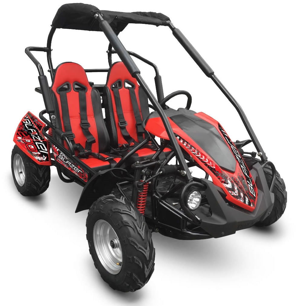 Blazer 200R Go Kart, 7.5hp Torque Converter, Electric Start