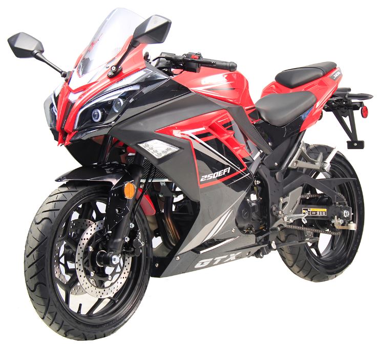 GTX 250 EFI Street Motorcycle, 6-Speed Manual – GoKarts USA®