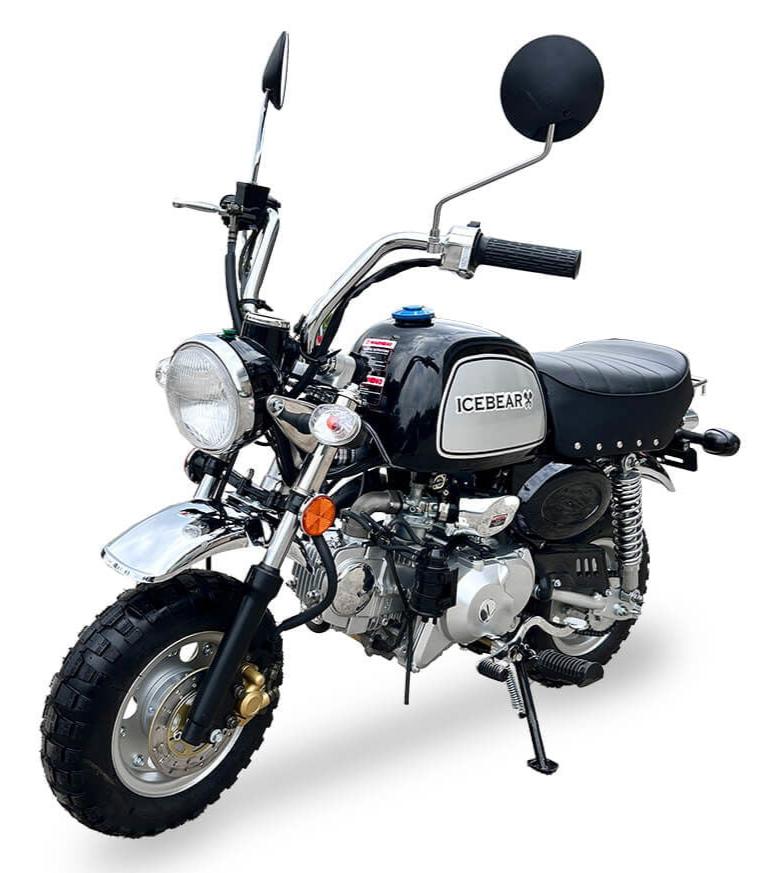 Leo 125cc Retro Motorcycle, 4-speed semi-automatic, 8-inch Wheels