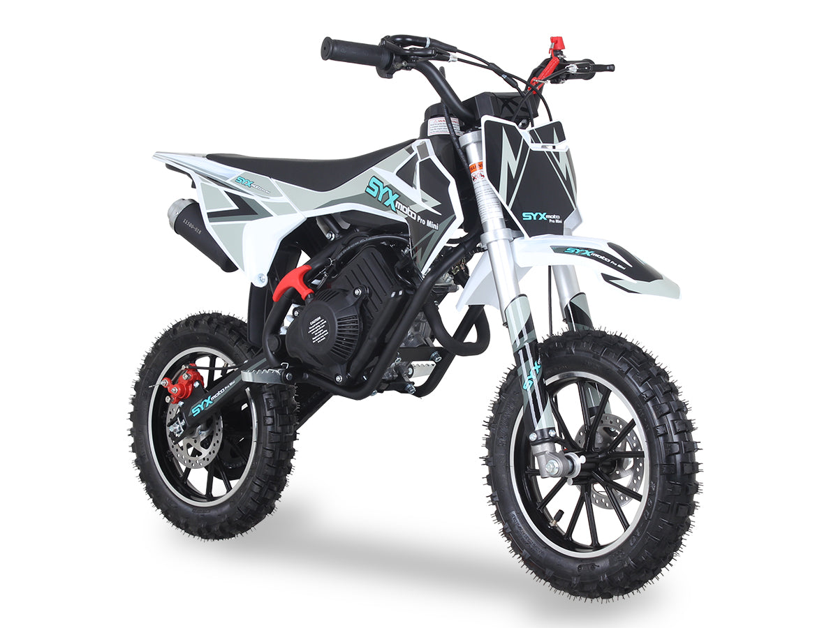 SYX Moto Pro Mini 50cc Kids Dirt Bike, 4-Stroke Pull Start