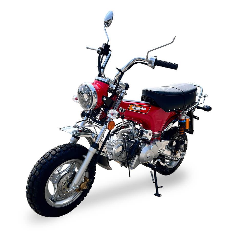 Champion DLX 125cc Retro Motorcycle, 4-speed semi-automatic, 10
