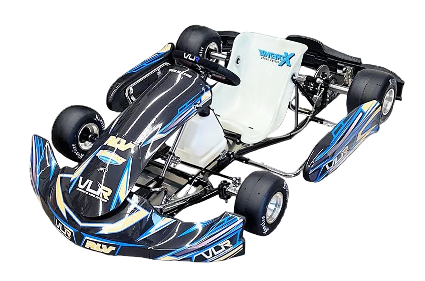VLR Emerald Adult Race Kart, Briggs LO206 Engine, Hilliard Flame