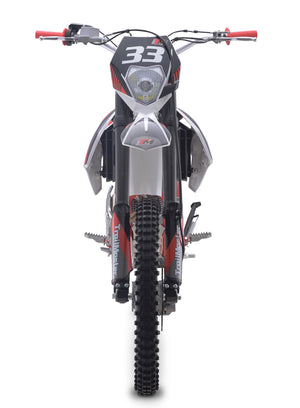 TrailMaster TM33 250 Dirt Bike, 5-Speed Manual, Dual Disc Brakes (21/18)