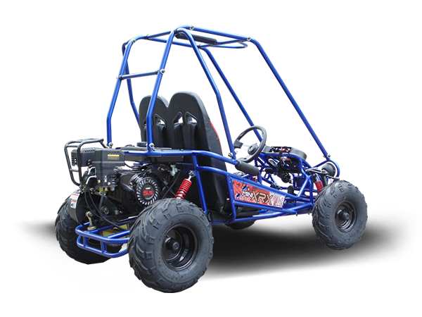 MINI XRX+ Kids GoKart, 5.5hp Gas Engine with Electric Start and Remote Start/Kill, Ages 4-9