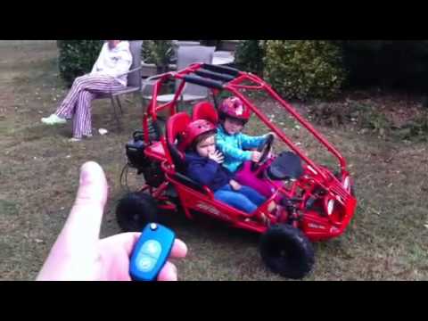 
            
                Load and play video in Gallery viewer, MINI XRX/R+ Go Kart, 5.5hp Parental Remote Control with Reverse, Kids Ages 4-9
            
        