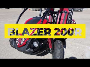 
            
                Load and play video in Gallery viewer, Blazer 200R MID-Size Go Kart, 7.5hp Torque Converter, Electric Start Reverse. Ages 10 and up
            
        