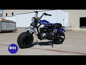 
            
                Load and play video in Gallery viewer, TrailMaster Hurricane 200X Mini Bike, 6.5hp with Torque Converter, Dual Disc Brake, Front &amp;amp; Rear Suspension ADULT
            
        