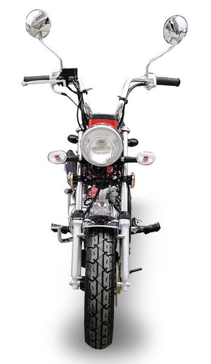 Champion 125cc Retro Motorcycle, 4-speed semi-automatic, 10 inch wheels