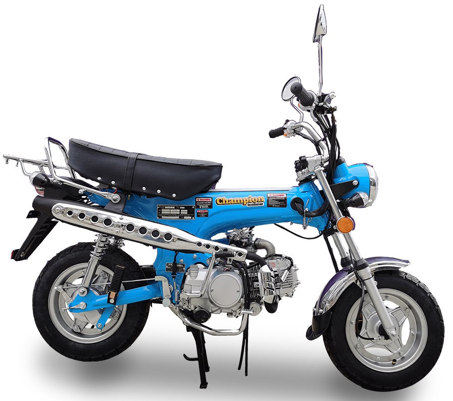 Champion 125cc Retro Motorcycle, 4-speed semi-automatic, 10 inch wheels