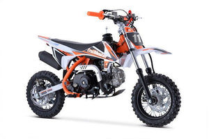 TrailMaster TM10 110cc Dirt Bike 4-Speed Auto Clutch, Dual Disc Brakes (10/10), Ages 8-12 - GoKarts USA®