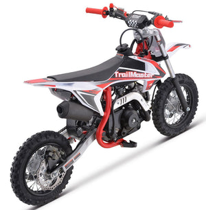 TrailMaster TM10 110cc Dirt Bike 4-Speed Auto Clutch, Dual Disc Brakes (10/10), Ages 8-12 - GoKarts USA®