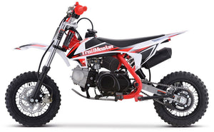 TrailMaster TM10 110cc Dirt Bike 4-Speed Auto Clutch, Dual Disc Brakes (10/10), Ages 8-12 - GoKarts USA®