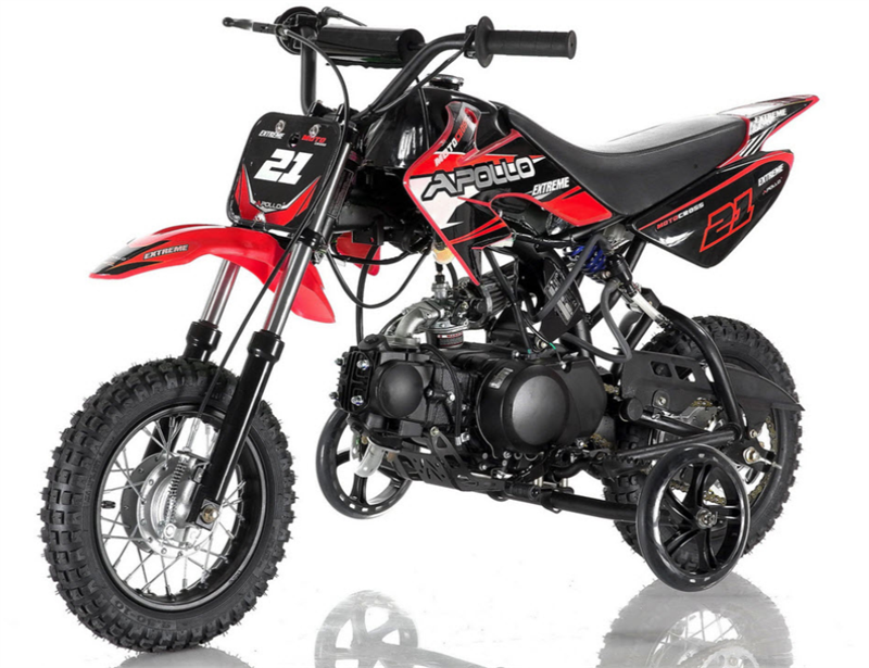 Db25 Apollo Apollo DB25 70cc Kids Dirt Bike, Automatic, Electric Start, 10/10 inch ...