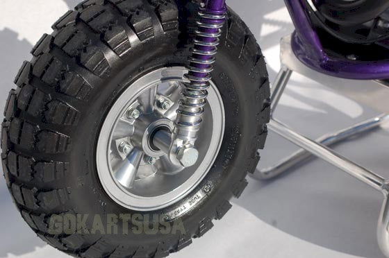 1144 Mini Bike Front Wheel And Tire Assembly, 5 In. Wheel - GoKarts USA®