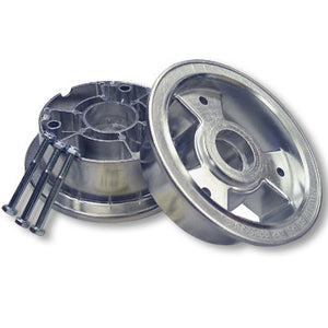5 in. Aluminum Tri-Star Wheel for Tapered Roller Bearing, No-Cup, No-Cone