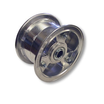 5 in. Aluminum Tri-Star Wheel, 3 in. Wide, 5/8 in. ID Standard Ball Bearings