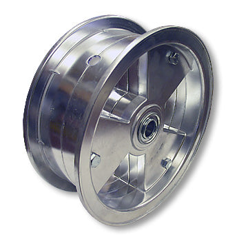 8 in. Aluminum Tri-Star Wheel, 3 in. Wide, 5/8 in. Standard Ball Bearing