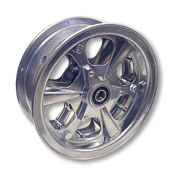 8 in. Aluminum Spinner Wheel, 3 in. Wide, 5/8 in. Precision Ball Bearing