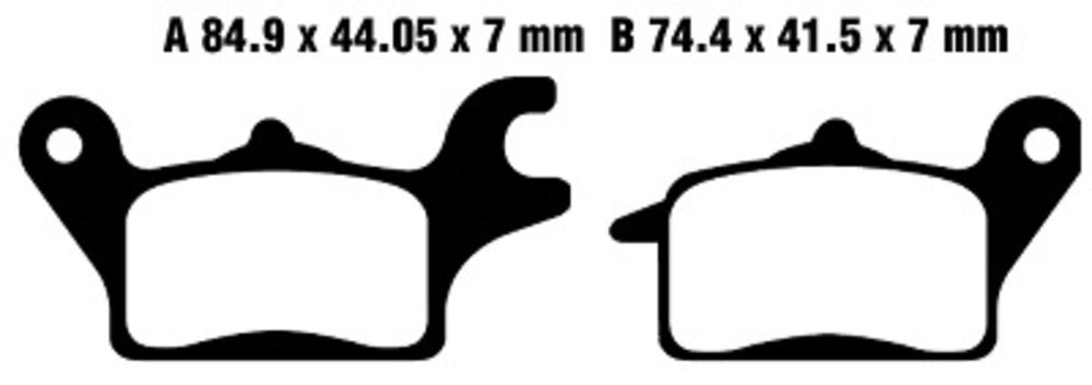EBC Brakes FA691HH Z125 Sintered Brake Pads