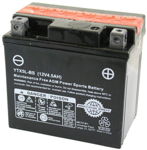 12V 4AH Battery YTX5L-BS - GoKarts USA®