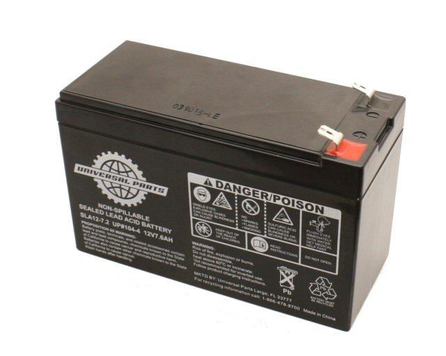 12V 7.6AH Battery SLA12-7.2 - GoKarts USA®