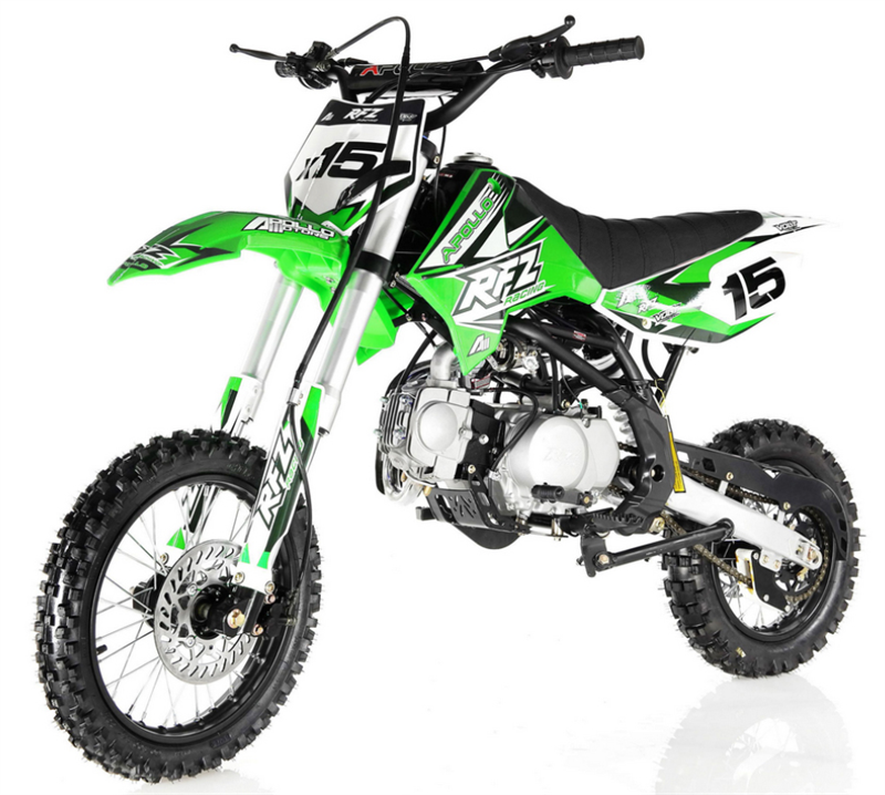 Apollo RFZ X15 125cc Gas Dirt Bike, 4-Speed Manual – GoKarts USA® Apollo RFZ X15 125cc Gas Dirt Bike, 4-Speed Manual – GoKarts USA®