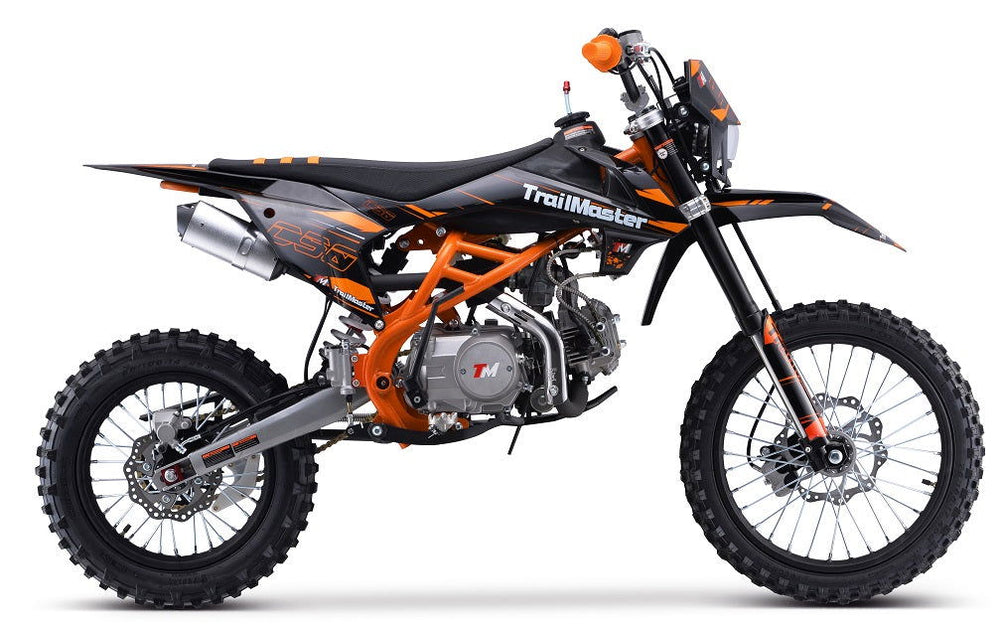 TrailMaster C50 150cc Gas Dirt Bike, 4-Speed Manual Clutch (17/14) Wheels - GoKarts USA®