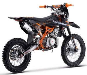 TrailMaster C50 150cc Gas Dirt Bike, 4-Speed Manual Clutch (17/14) Wheels - GoKarts USA®