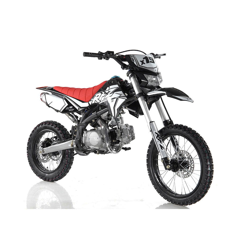 Apollo Rfz Motorcycle Apollo RFZ 125cc X19 Dirt Bike, 4-Speed Manual, Headlight, Dual Disc B ...