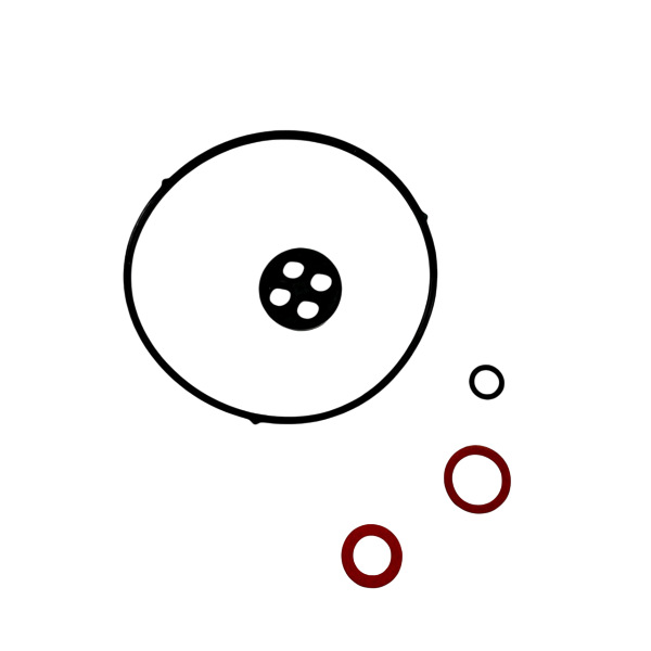 Genuine OEM Honda Carb Rebuild Kit for GX240-GX390