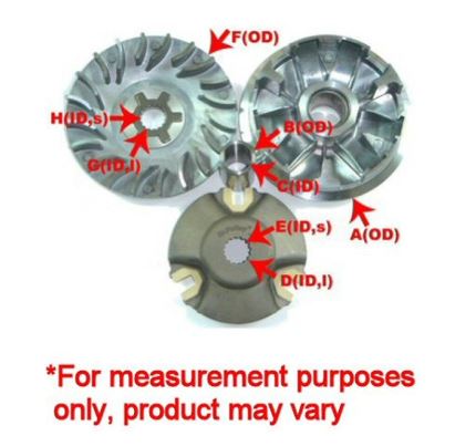 Zuma Variator Kit Racing Dr. Pulley Yamaha Zuma 125 Variator Kit – GoKarts USA®