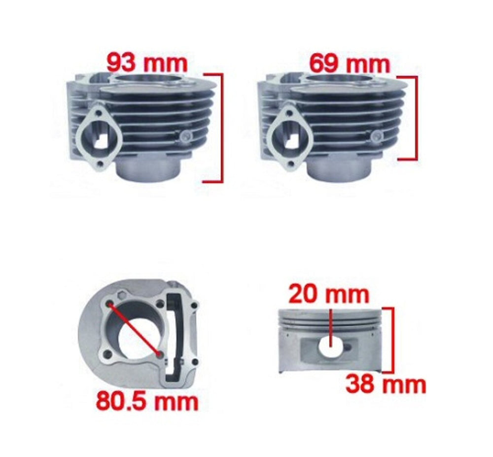 SSP-G GY6 180cc Power Kit