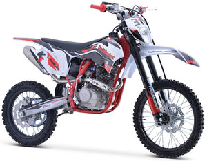 TrailMaster TM31 250cc Dirt Bike 5-Speed Manual Dual Disc Brakes, Electric Start with Kick backup (19/16) - GoKarts USA®