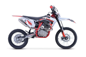 TrailMaster TM31 250cc Dirt Bike 5-Speed Manual Dual Disc Brakes, Electric Start with Kick backup (19/16) - GoKarts USA®