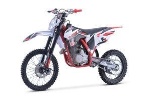 TrailMaster TM31 250cc Dirt Bike 5-Speed Manual Dual Disc Brakes, Electric Start with Kick backup (19/16) - GoKarts USA®