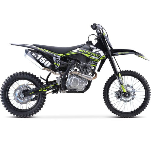 X4 150cc Dirt Bike, 4-Stroke, Electric Start, Manual 5-Speed, 19/16 inch Wheels - GoKarts USA®