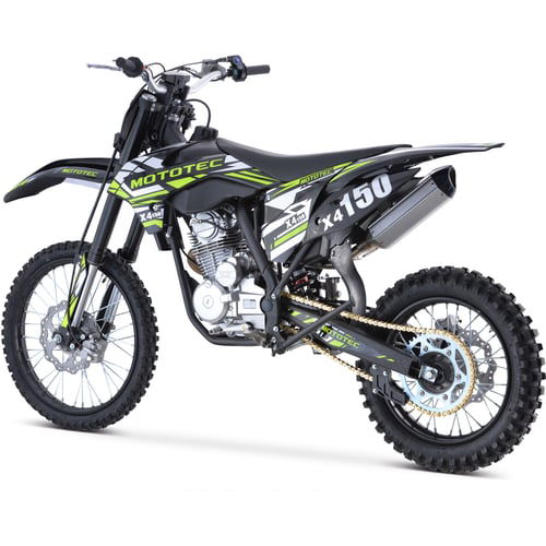 X4 150cc Dirt Bike, 4-Stroke, Electric Start, Manual 5-Speed, 19/16 inch Wheels - GoKarts USA®