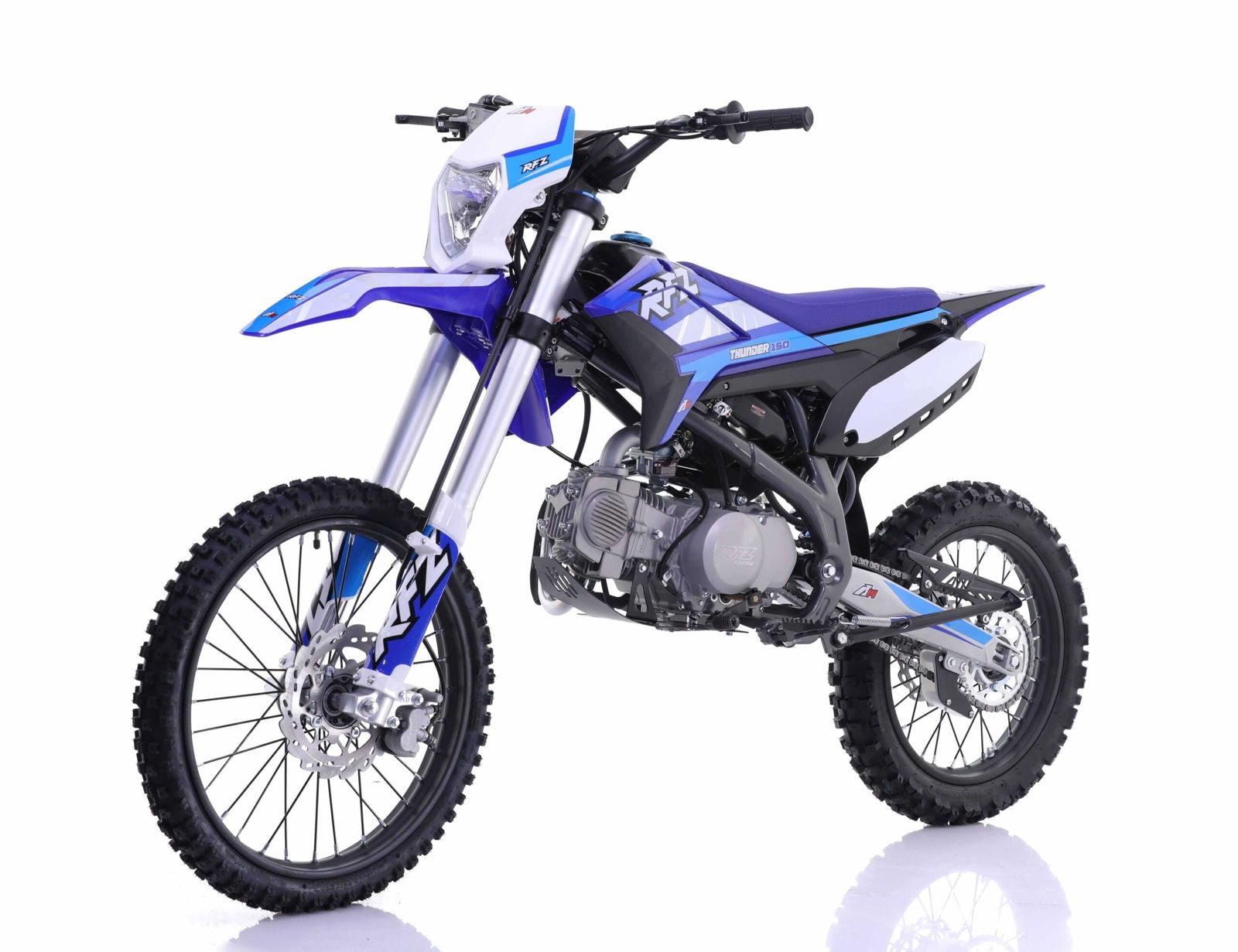 Apollo Thunder RFZ150 DLX 140cc Dirt Bike, 4-Speed Manual, 19/16 inch ...