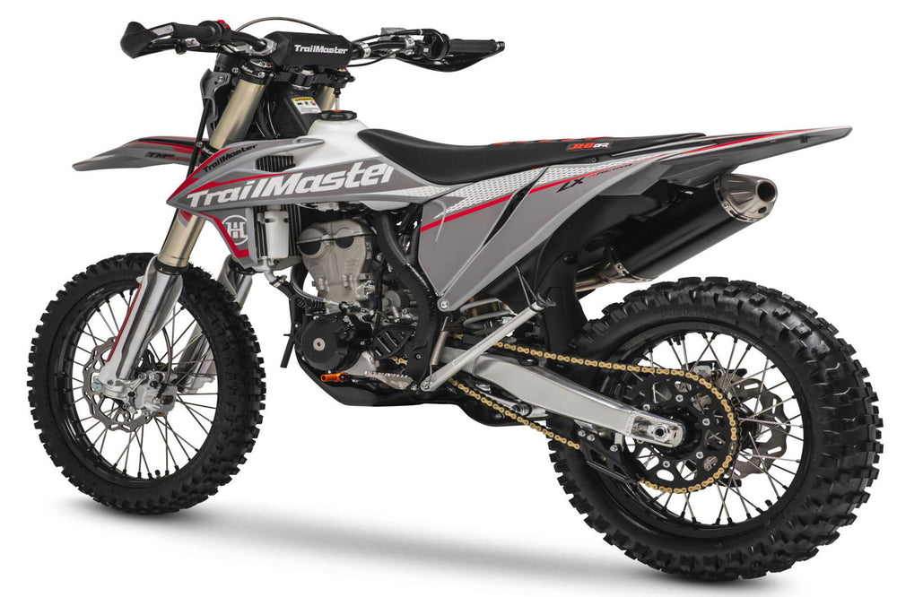 new! TrailMaster LX300-Pro Dirt Bike NC300 EFI Racing Engine Liquid Cooled 6-Speed Manual Dual Disc, Electric Start with Kick backup, Billet Wheels (21/18) - GoKarts USA®