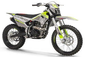 new! TrailMaster MX250 Dirt Bike 5-Speed Manual Dual Disc Brakes, Electric Start (21/18) - GoKarts USA®