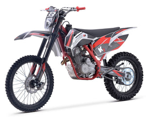 TrailMaster TM33 250 Dirt Bike, 5-Speed Manual, Dual Disc Brakes (21/18) - GoKarts USA®