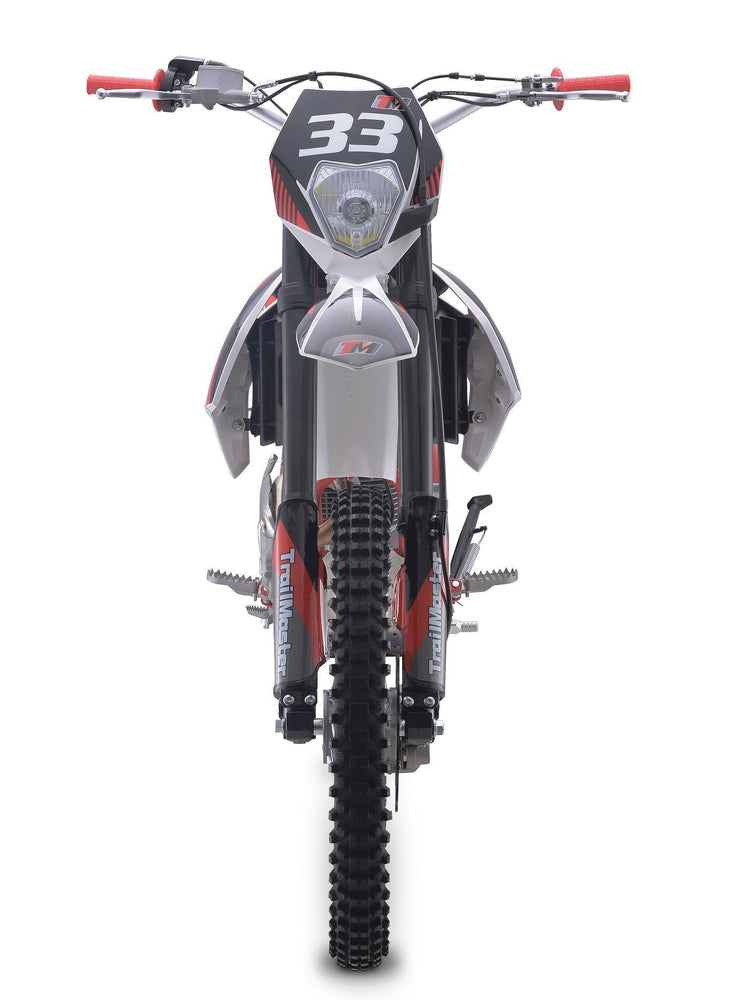 TrailMaster TM33 250 Dirt Bike, 5-Speed Manual, Dual Disc Brakes (21/18) - GoKarts USA®