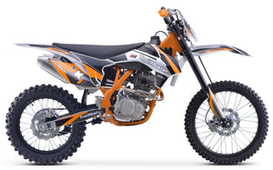 TrailMaster TM33 250 Dirt Bike, 5-Speed Manual, Dual Disc Brakes (21/18) - GoKarts USA®