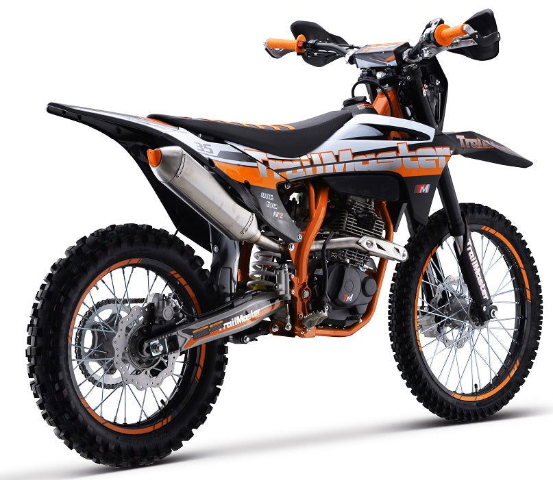 TrailMaster TM35 250cc Dirt Bike, 5-Speed Manual, Dual Disc Brakes, (21/18) Wheels - GoKarts USA®