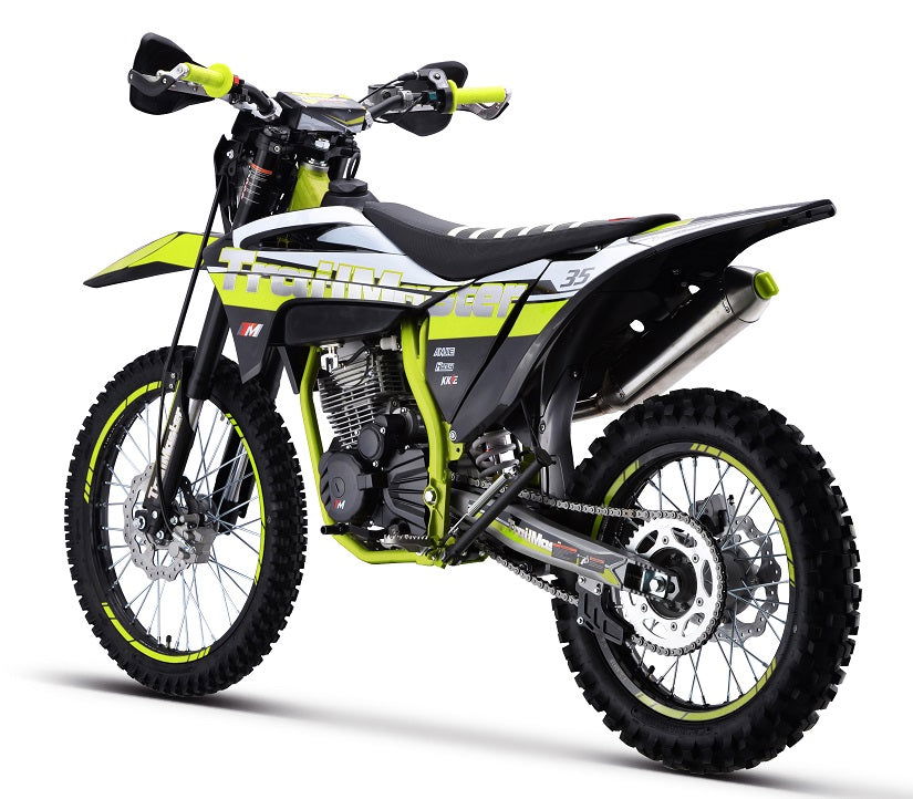 TrailMaster TM35 250cc Dirt Bike, 5-Speed Manual, Dual Disc Brakes, (21/18) Wheels - GoKarts USA®