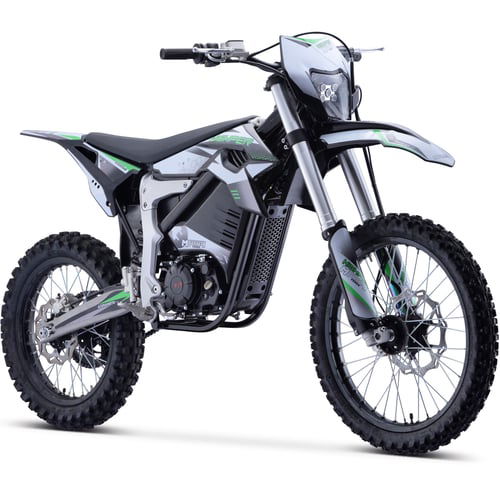 Venom Electric Dirt Bike, 4-Speed Manual, 72v 12000w, 21/18 inch Wheels - GoKarts USA®