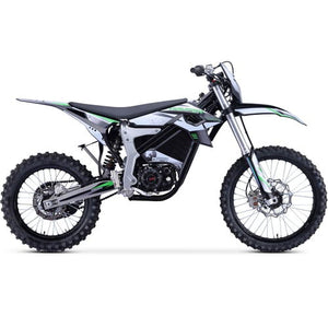 Venom Electric Dirt Bike, 4-Speed Manual, 72v 12000w, 21/18 inch Wheels - GoKarts USA®